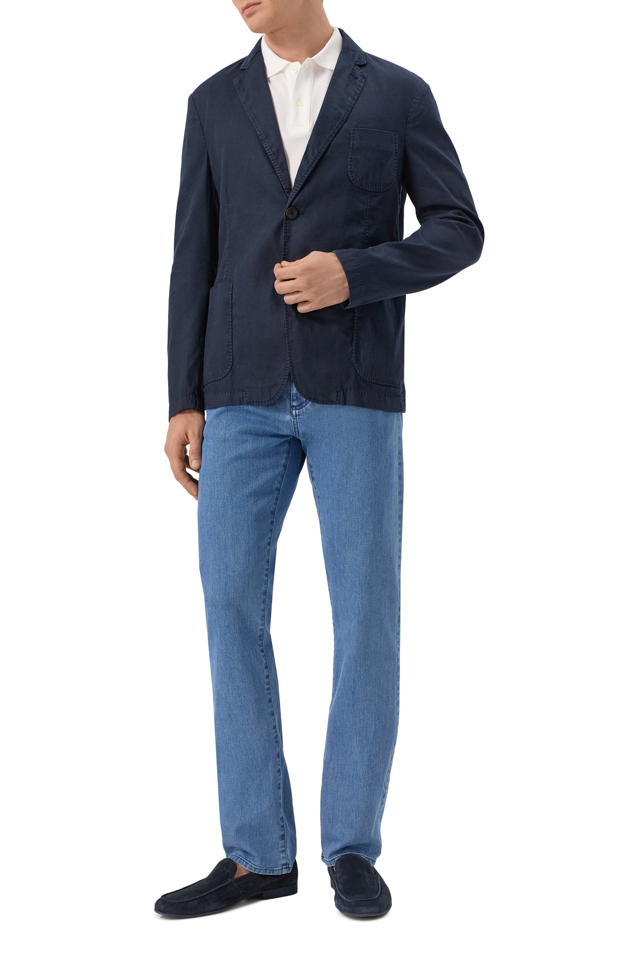 Пиджак изо льна и хлопка GIORGIO ARMANI, арт. 0SGGG0D9 T01FI, фото 2