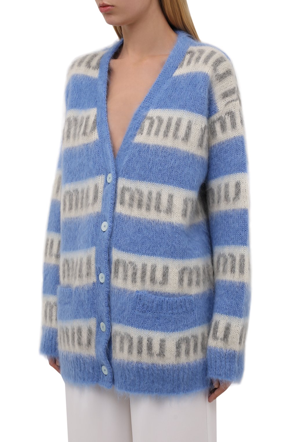 Кардиган MIU MIU, арт. MMF518-1ZAP-F0637, фото 3