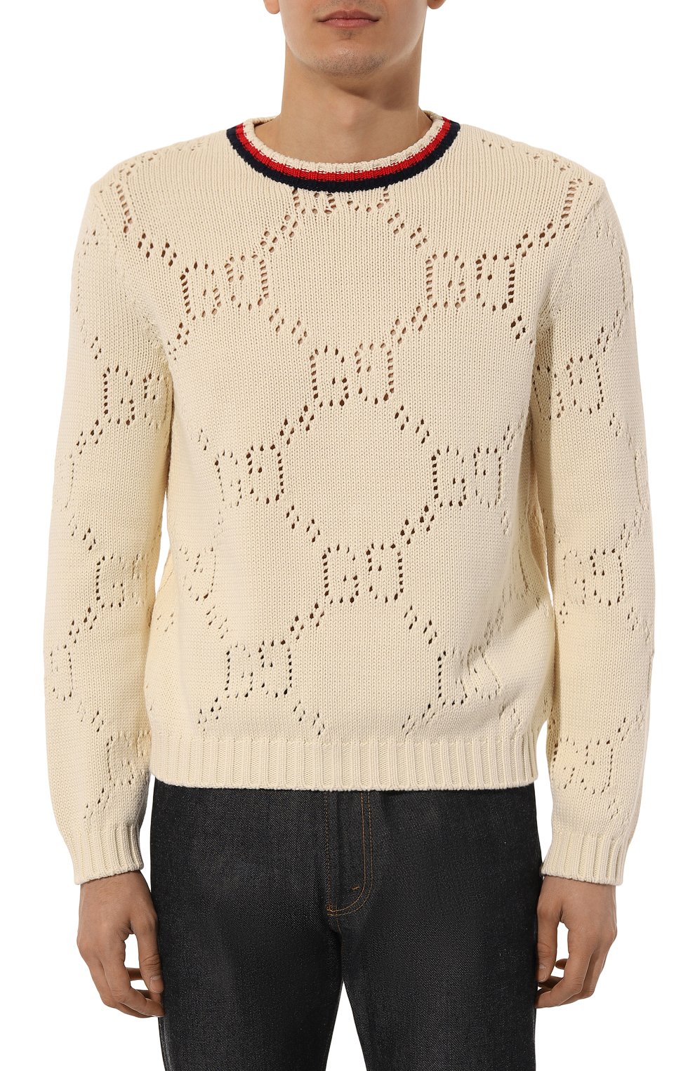 Хлопковый свитер GUCCI, арт. 740501/XKC4L, фото 3