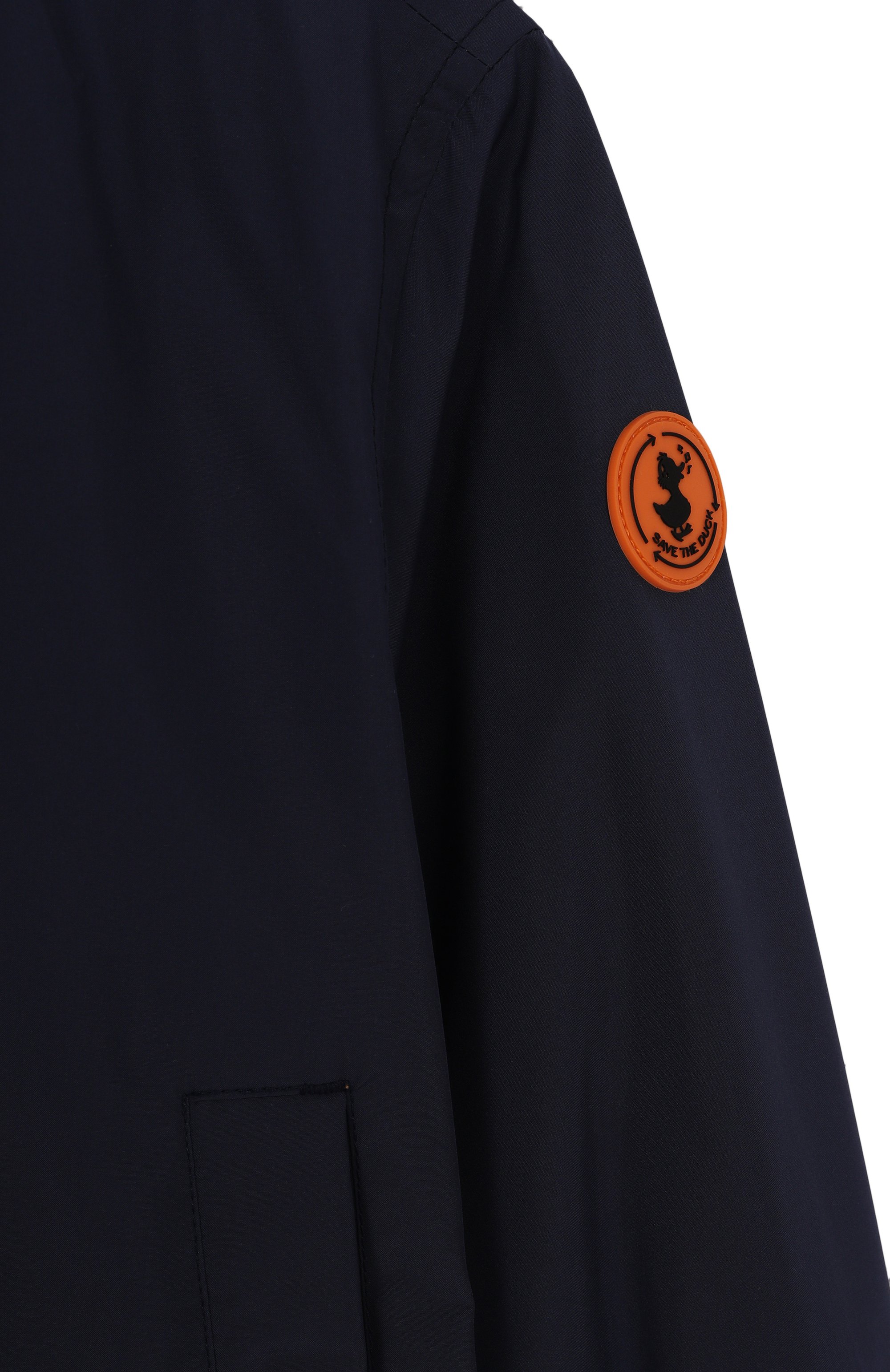 Бомбер SAVE THE DUCK темно-синего цвета по цене 15650 руб., арт. J31163X/SL0AN/WIND20/4-8, фото 3 Бомбер SAVE THE DUCK, арт. J31163X/SL0AN/WIND20/4-8, фото 3