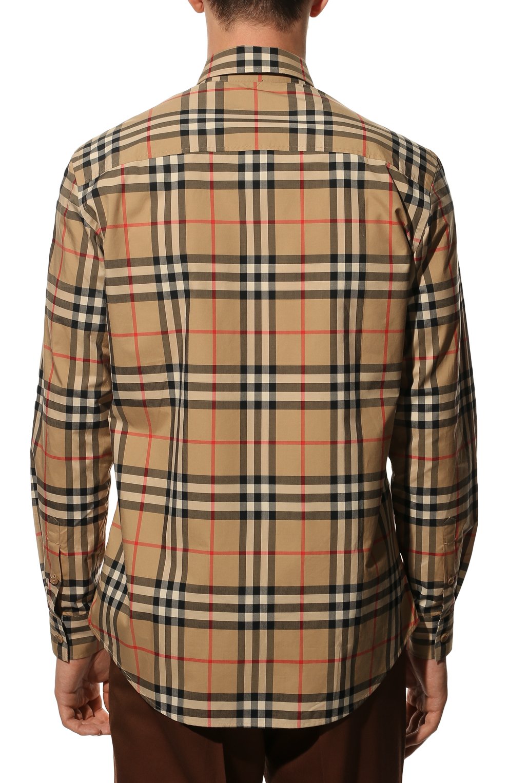 Хлопковая рубашка BURBERRY, арт. 8020863, фото 4