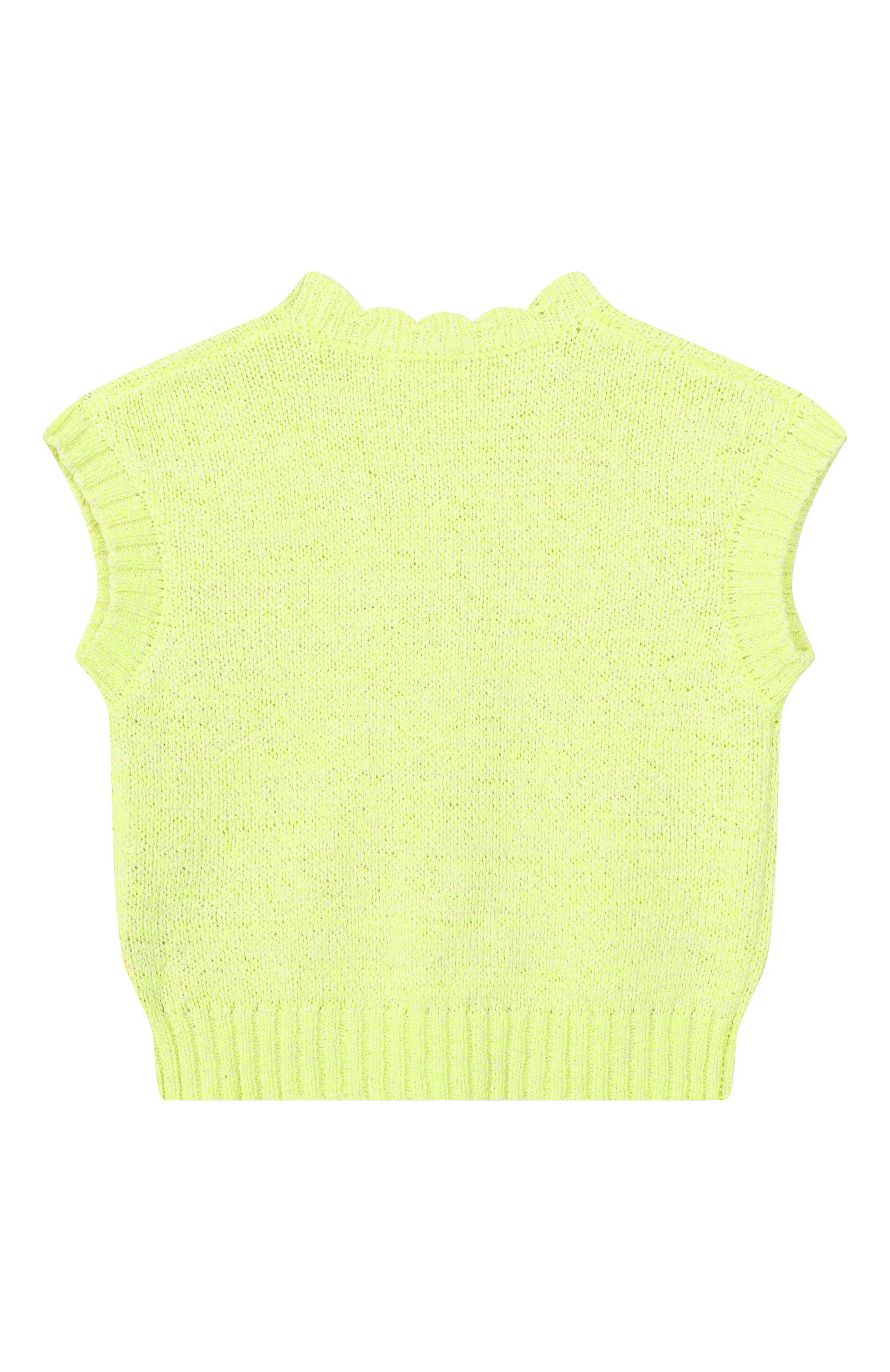 Хлопковый жилет BILLIEBLUSH желтого цвета по цене 10350 руб., арт. U21908, фото 2 Хлопковый жилет BILLIEBLUSH, арт. U21908, фото 2