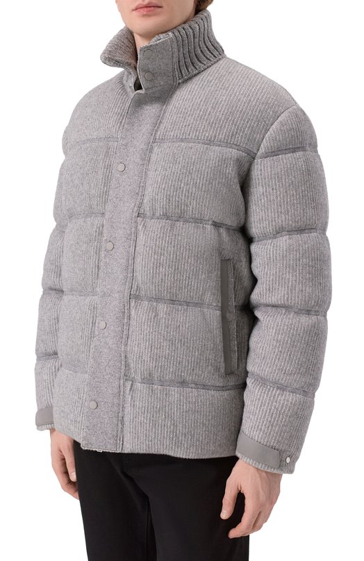 Кашемировый пуховик Zegna UCT52/CI23 Серый  UCT52/CI23 Фото 3