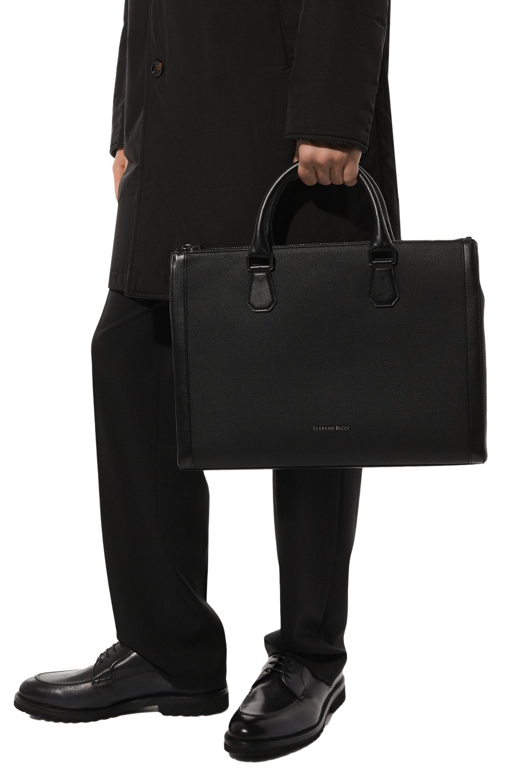 Кожаная сумка для ноутбука STEFANO RICCI, арт. ND300G9U/M1, фото 2