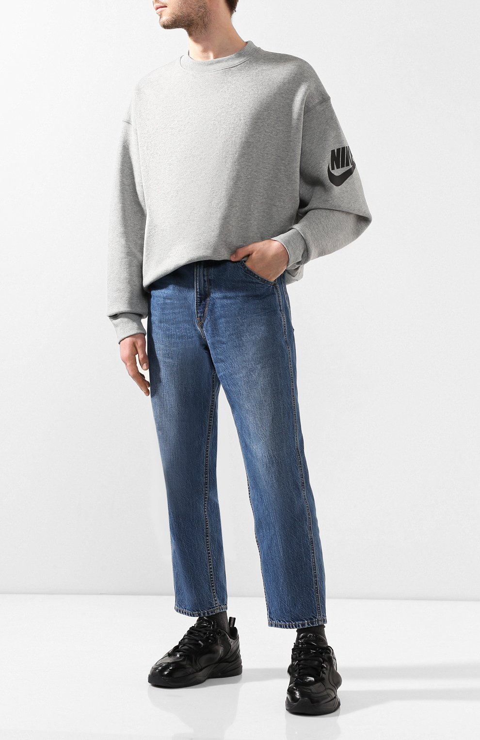 Хлопковый свитшот nike x fear of god NIKELAB, арт. AR0635-063, фото 2