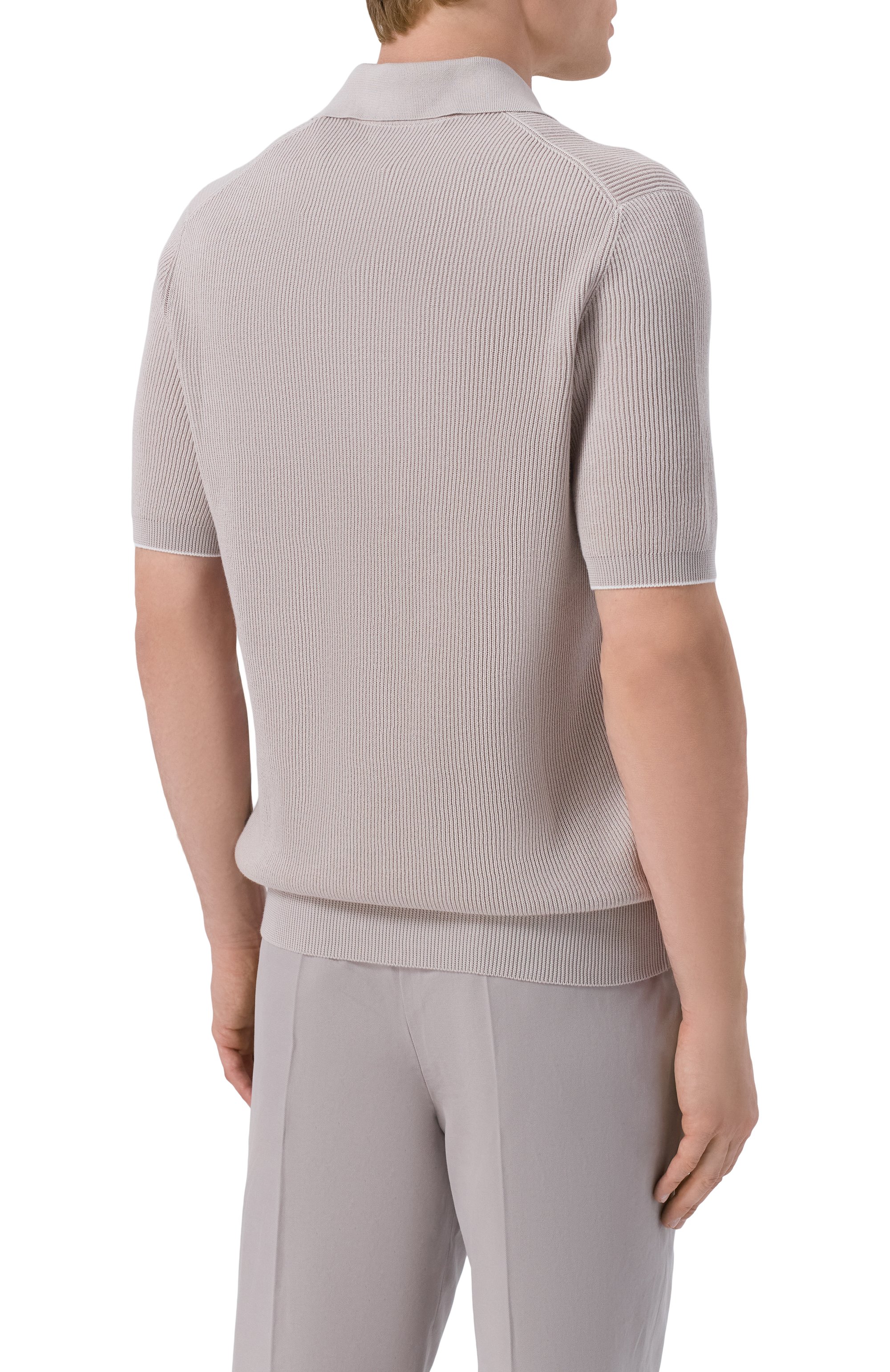 Хлопковое поло BRUNELLO CUCINELLI, арт. M29400025, фото 4