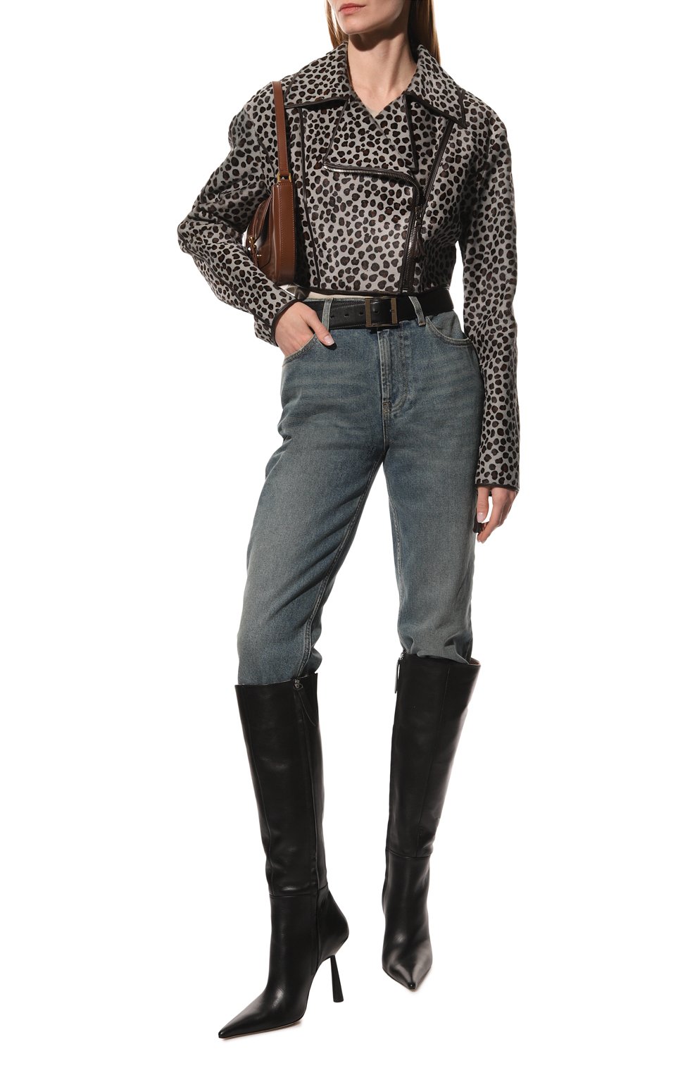 Кожаная куртка с мехом кенгуру YANA DRESS, арт. 2-38-050-7722, фото 2