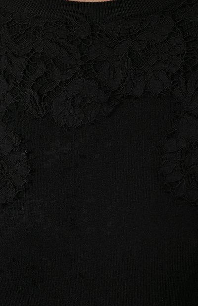 Платье из вискозы VALENTINO черного цвета по цене 266500 руб., арт. TB0KD04H5J9, фото 5 Платье из вискозы VALENTINO, арт. TB0KD04H5J9, фото 5