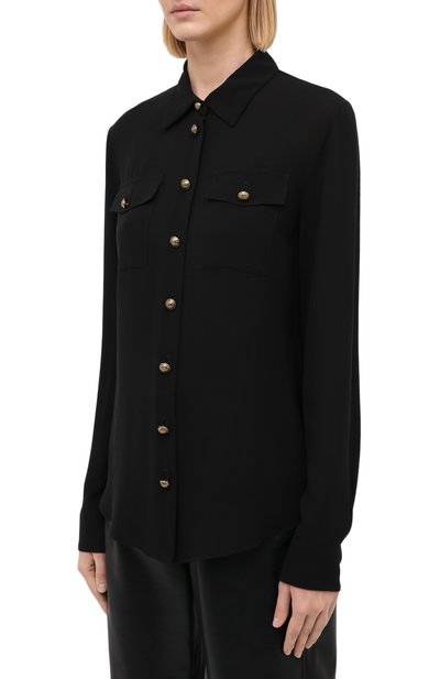 Шелковая рубашка BALMAIN, арт. UF12670/S037, фото 3