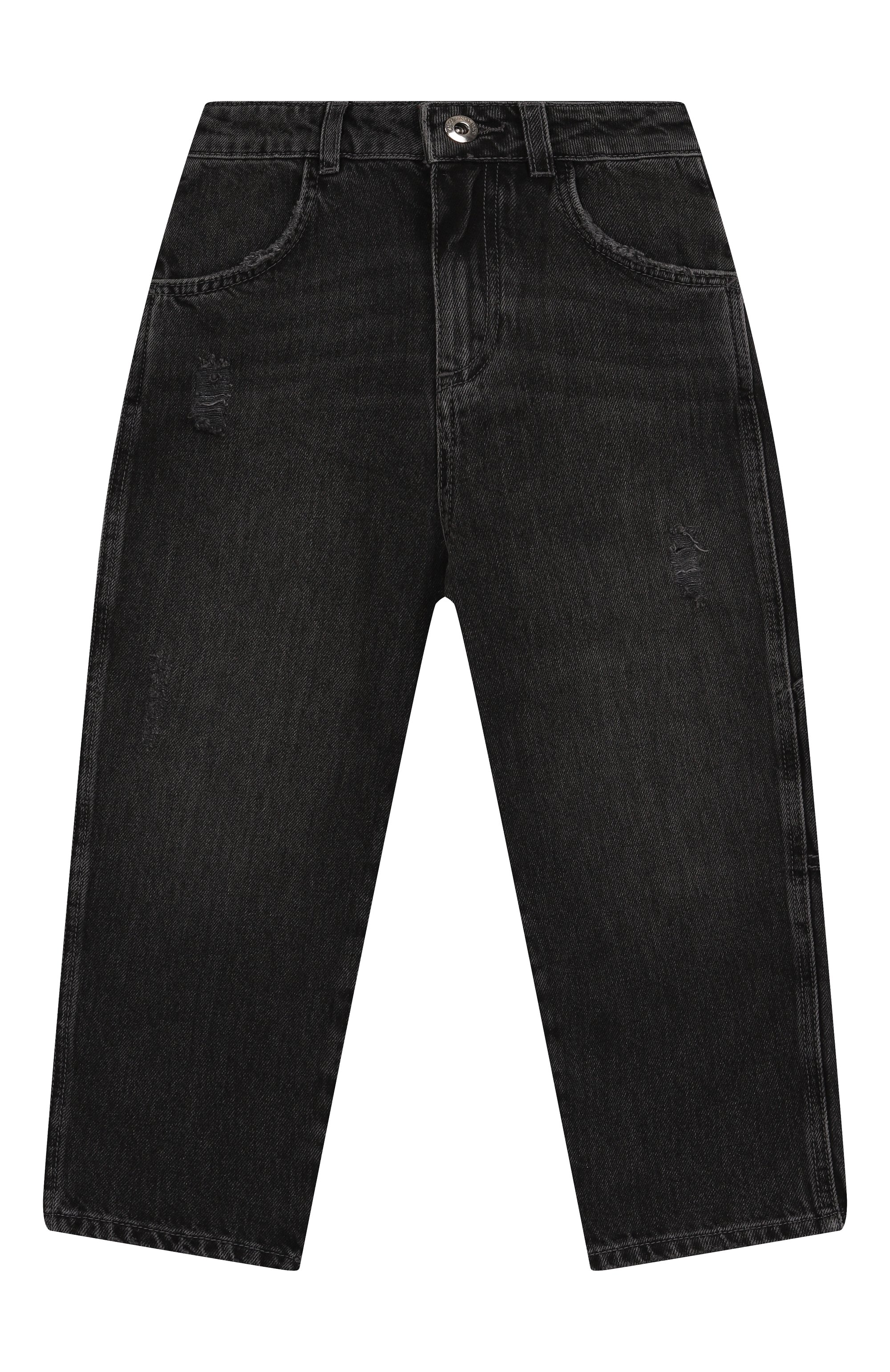 Джинсы EMPORIO ARMANI темно-серого цвета по цене 21200 руб., арт. EB000191/AF13621, фото 1 Джинсы EMPORIO ARMANI, арт. EB000191/AF13621, фото 1