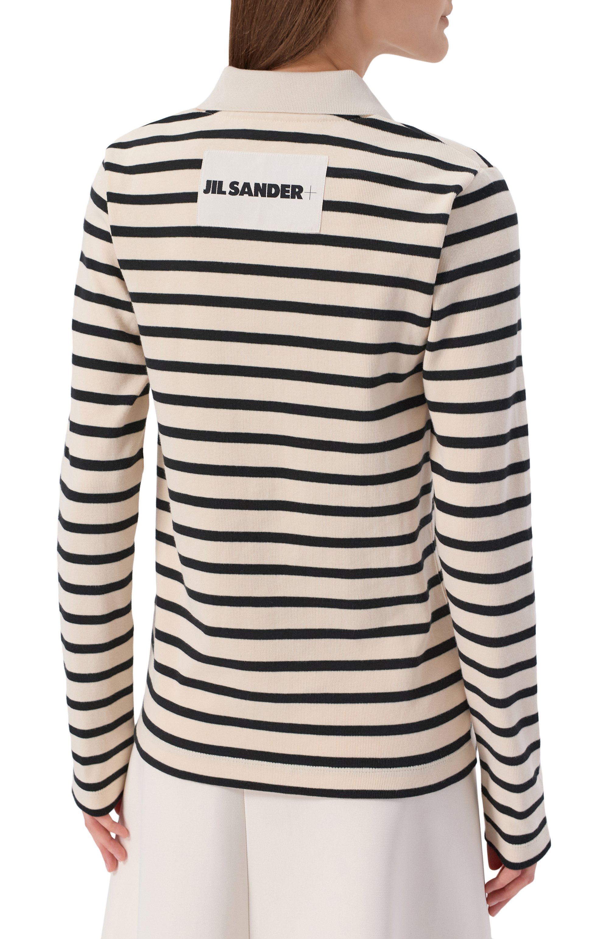 Хлопковое поло JIL SANDER, арт. J40GL0103/J46497, фото 4