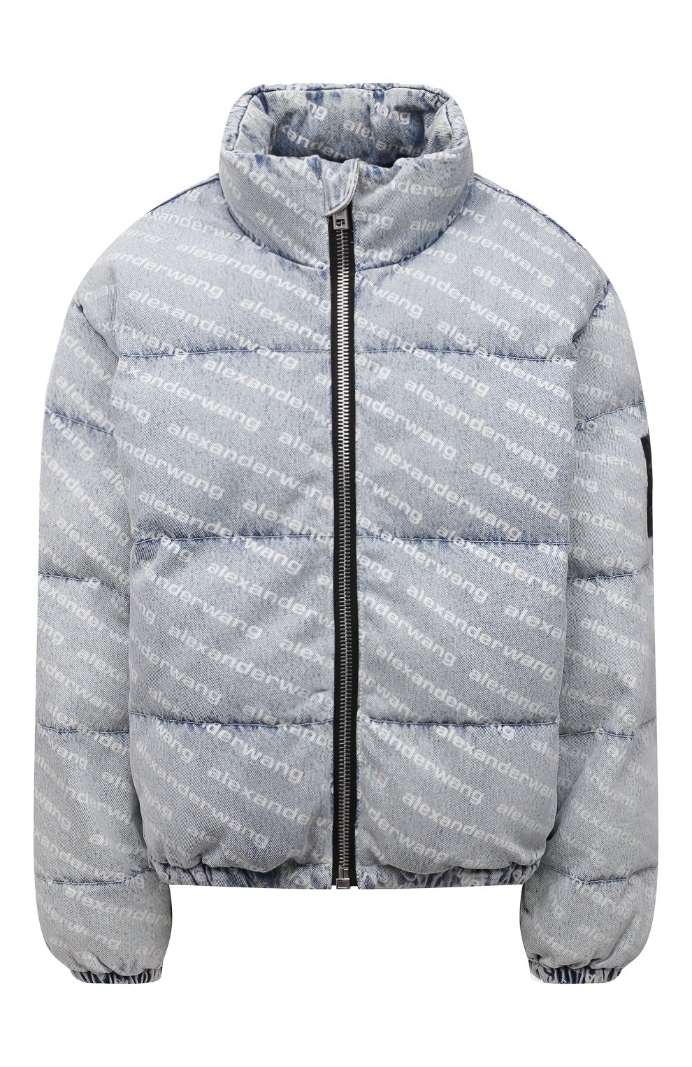 Джинсовый пуховик ALEXANDER WANG голубого цвета по цене 66700 руб., арт. 4DC1212900, фото 1 Джинсовый пуховик ALEXANDER WANG, арт. 4DC1212900, фото 1