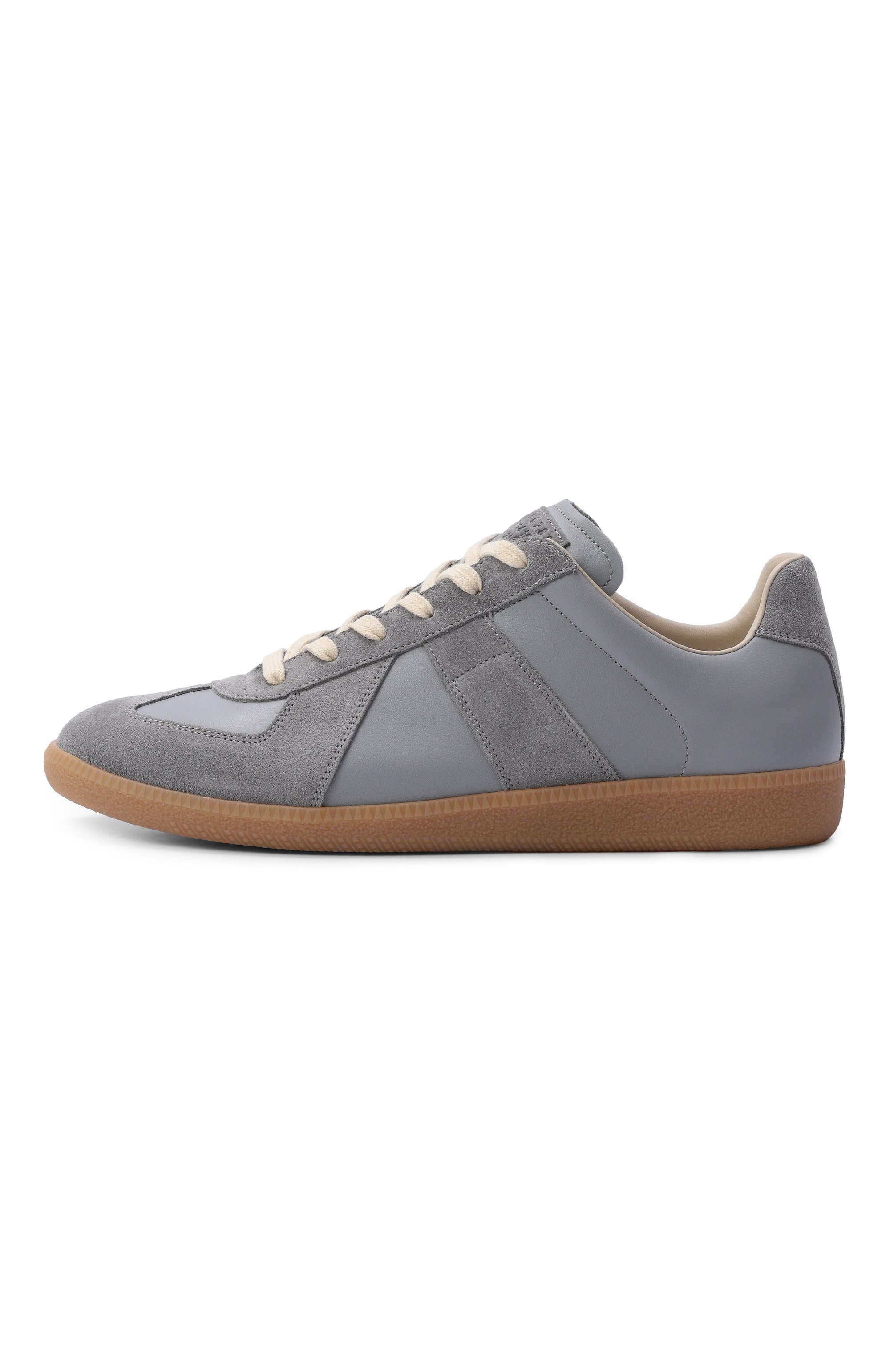 Кожаные кеды replica MAISON MARGIELA серого цвета по цене 81850 руб., арт. S57WS0236/P1895, фото 3 Кожаные кеды replica MAISON MARGIELA, арт. S57WS0236/P1895, фото 3