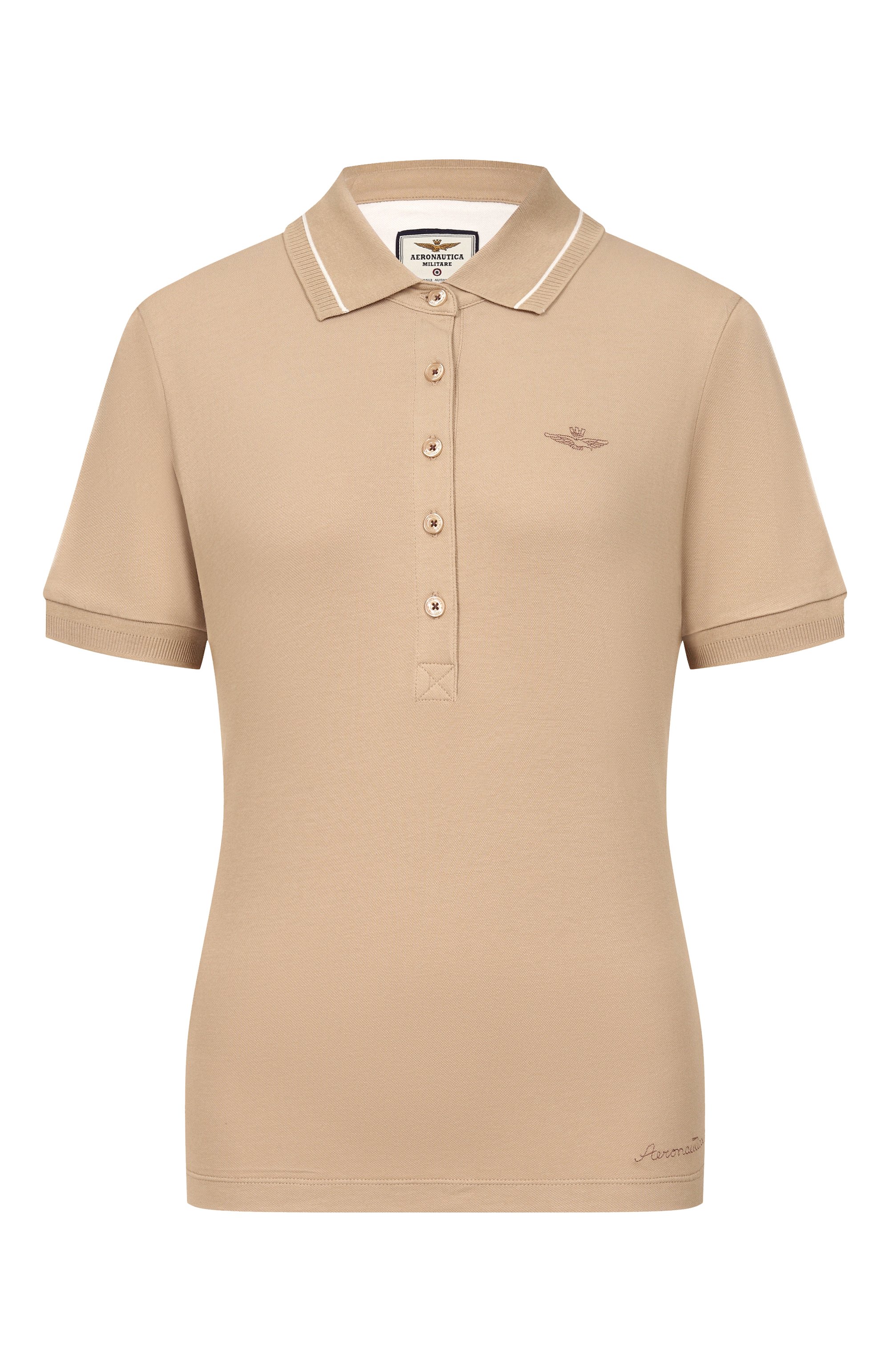 Хлопковое поло AERONAUTICA MILITARE, арт. P01911DP00343, фото 1