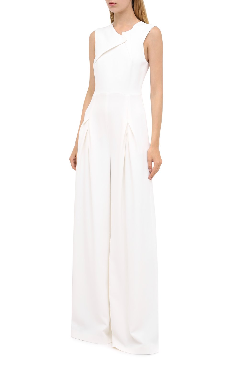 Комбинезон ROLAND MOURET белого цвета по цене 216500 руб., арт. PW20/S0918/F2241, фото 3 Комбинезон ROLAND MOURET, арт. PW20/S0918/F2241, фото 3