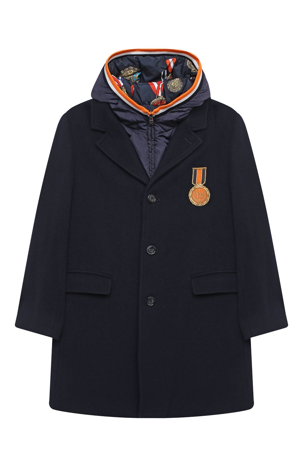 Шерстяное пальто DOLCE & GABBANA, арт. L41C90/G7XBV/8-14, фото 1