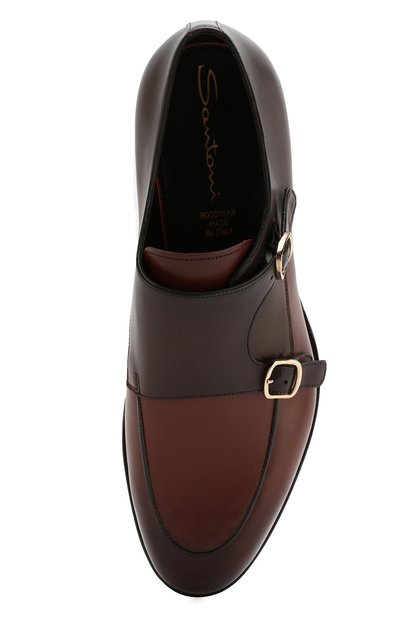 Кожаные монки SANTONI, арт. MCC016036PC4HBTKM48, фото 5