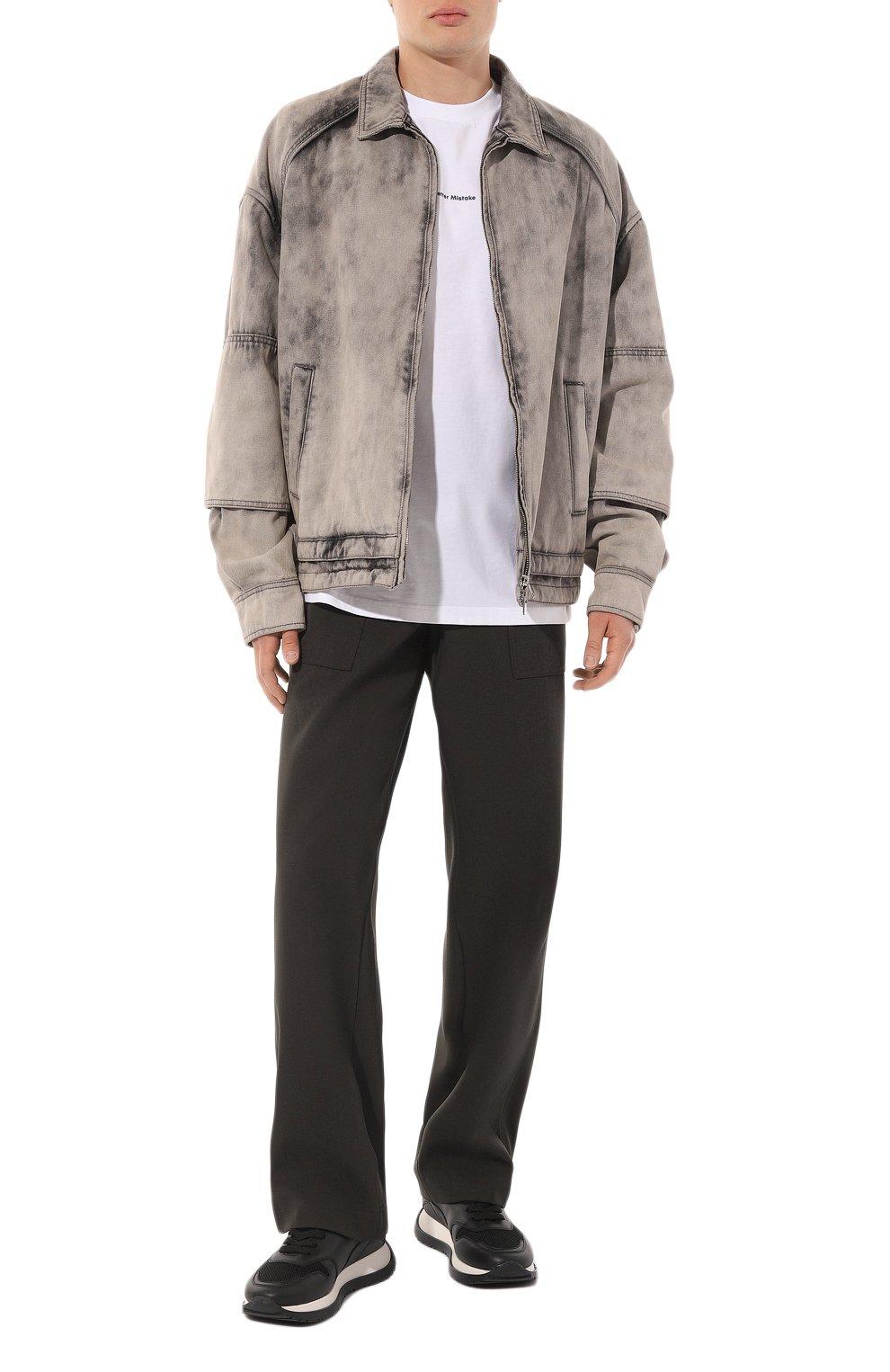 Кожаные кроссовки running DSQUARED2, арт. SNM0213/01502331, фото 2