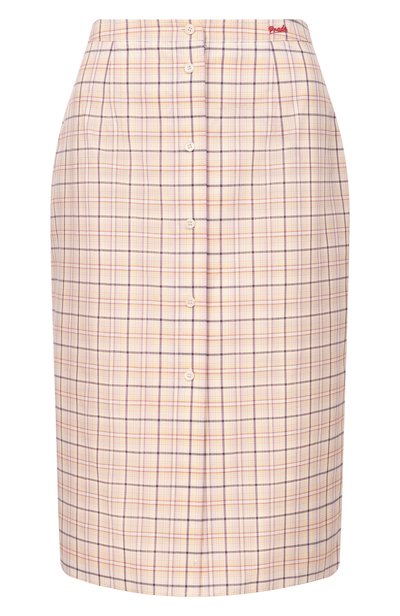 Женская хлопковая юбка PRADA, арт. P122IRS000/171C