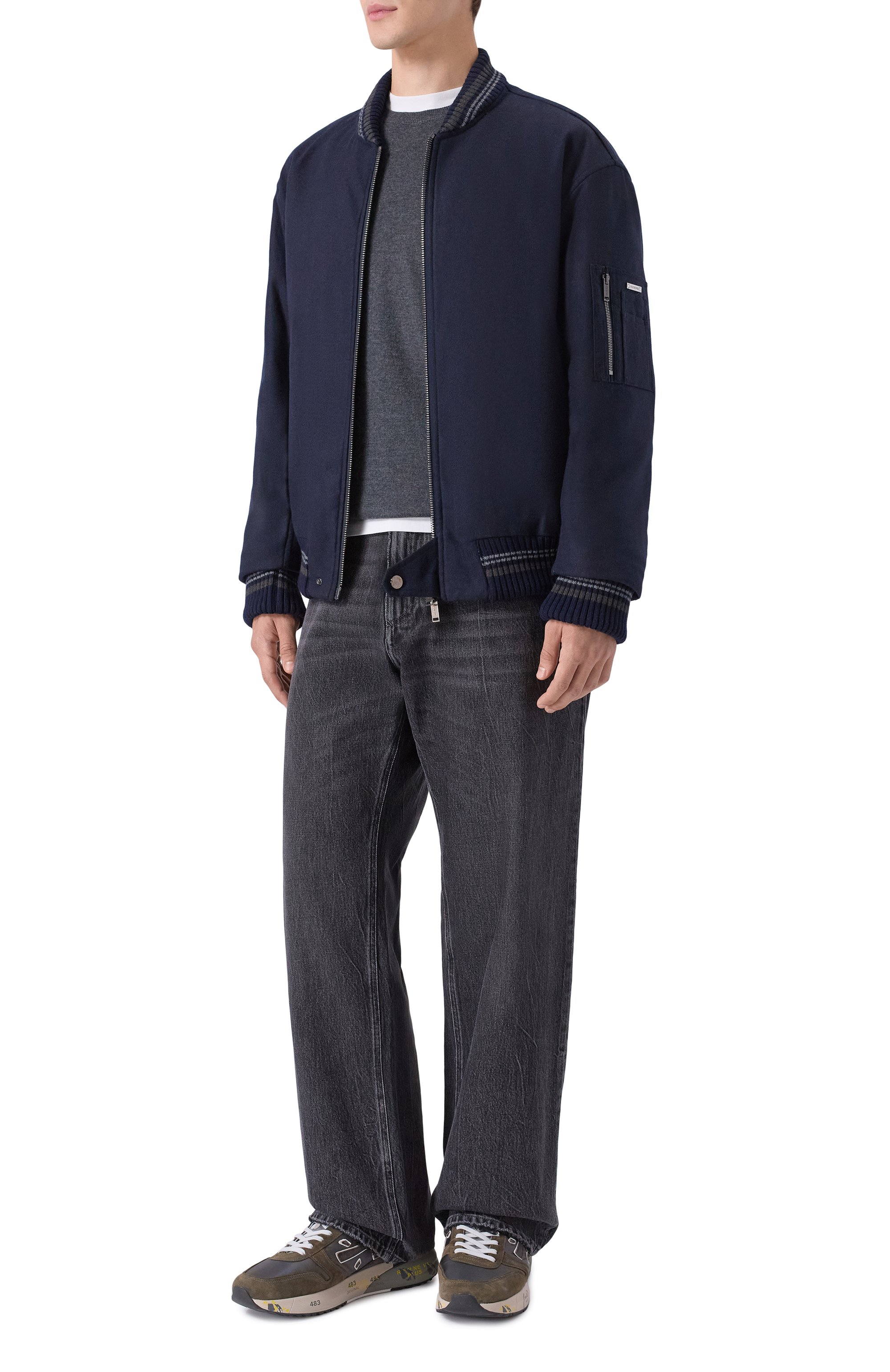 Бомбер из шерсти и шелка ICEBERG, арт. 0090/3080, фото 2