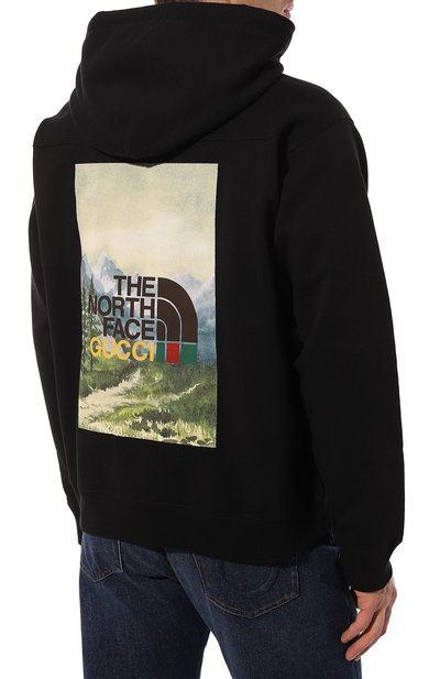 Хлопковое худи the north face x gucci GUCCI, арт. 671453 XJDW1, фото 4