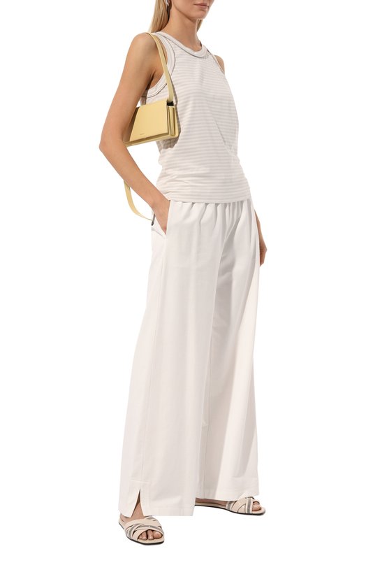 Кожаные шлепанцы Brunello Cucinelli MZSKCB1302 Бежевый  MZSKCB1302 Фото 2