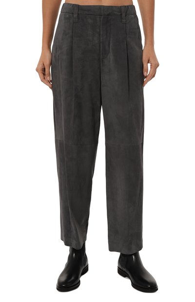 Замшевые брюки BRUNELLO CUCINELLI, арт. MPPCLP8702, фото 3