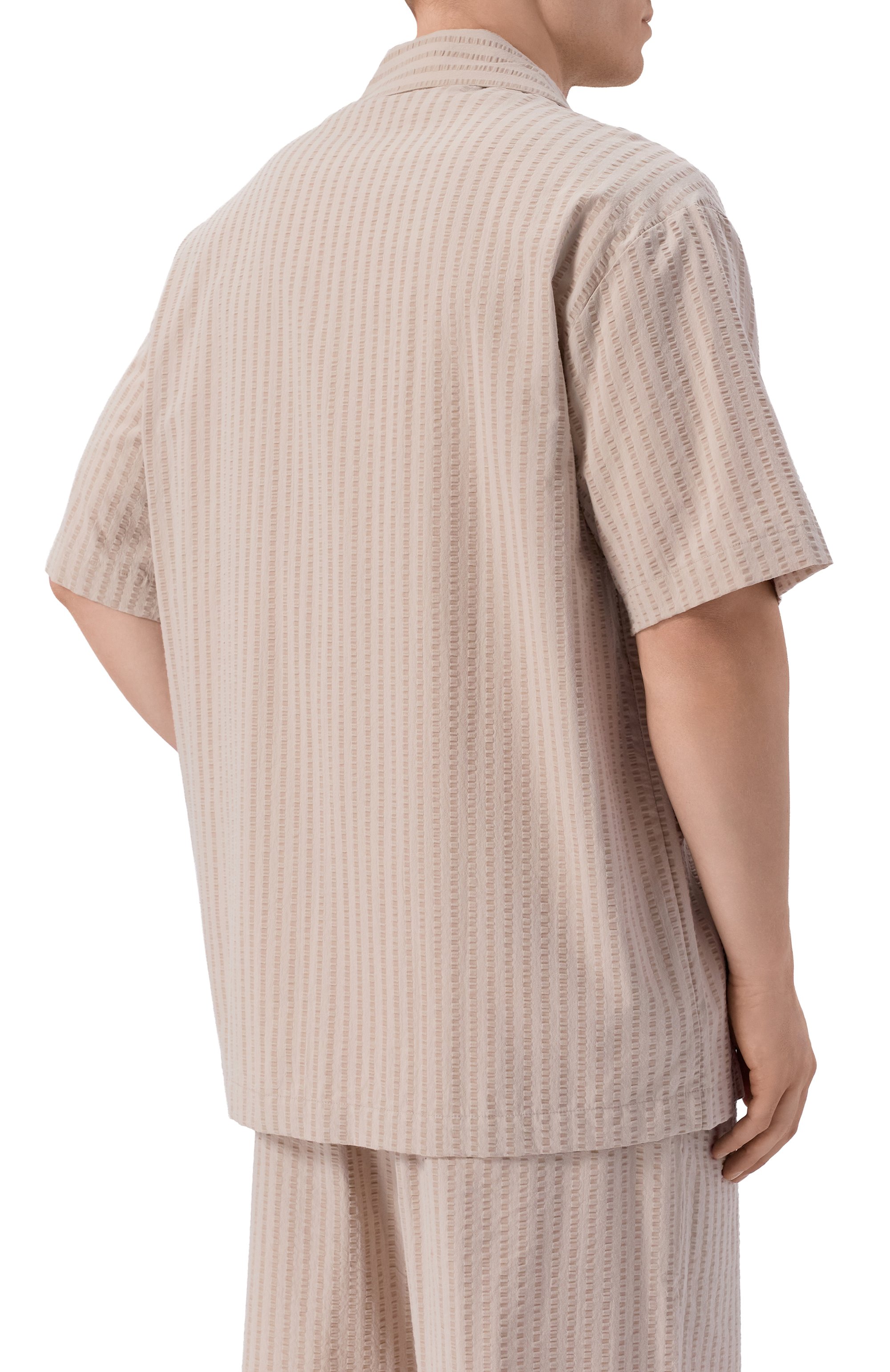 Рубашка из лиоцелла и хлопка EMPORIO ARMANI, арт. EM000593/AF20430, фото 4