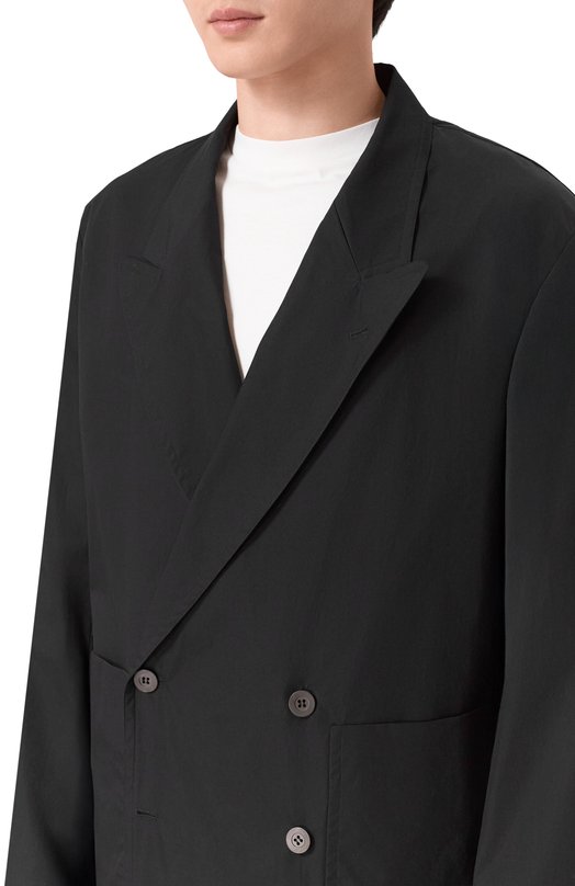 Хлопковый пиджак Dries Van Noten 020718/3293 Чёрный  020718/3293 Фото 5