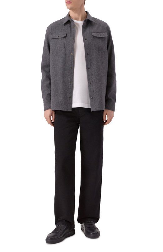 Кожаные кеды Zilli H0255AM1945VZBA02 Чёрный  H0255AM1945VZBA02 Фото 2