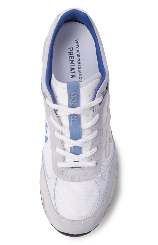 Комбинированные кроссовки Moerun Premiata M0ERUN/VAR 8075 Серый  M0ERUN/VAR 8075 Фото 5