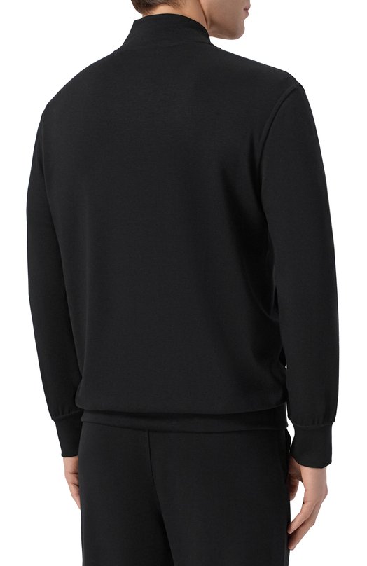 Толстовка из вискозы Kiton UMM0748 Чёрный  UMM0748 Фото 4