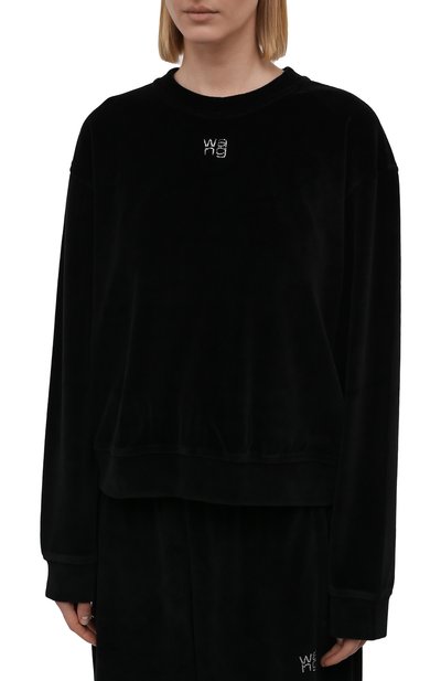 Хлопковый свитшот ALEXANDERWANG.T, арт. 4CC3211265, фото 3