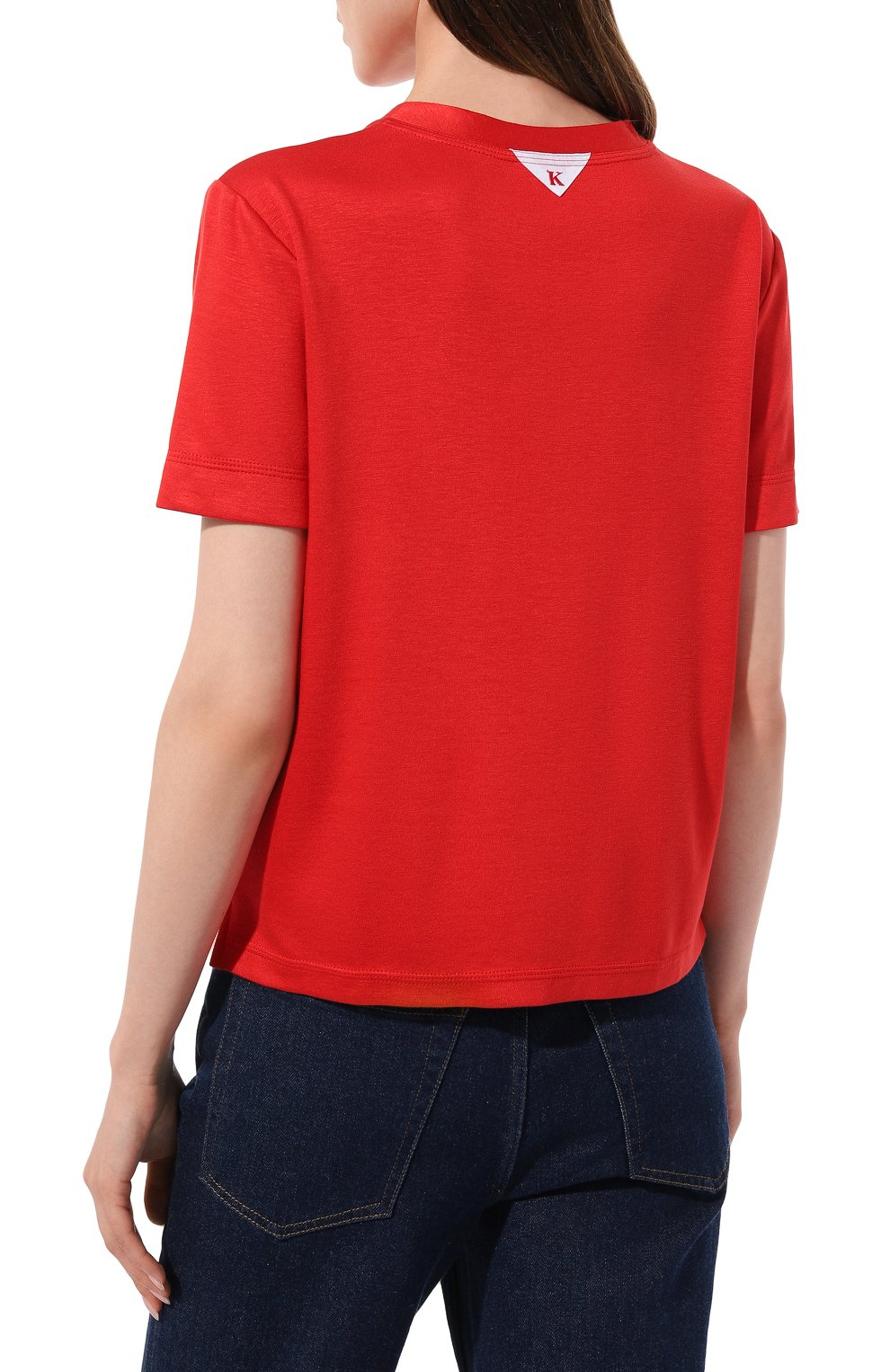 Футболка из вискозы KITON, арт. D53450S06299, фото 4