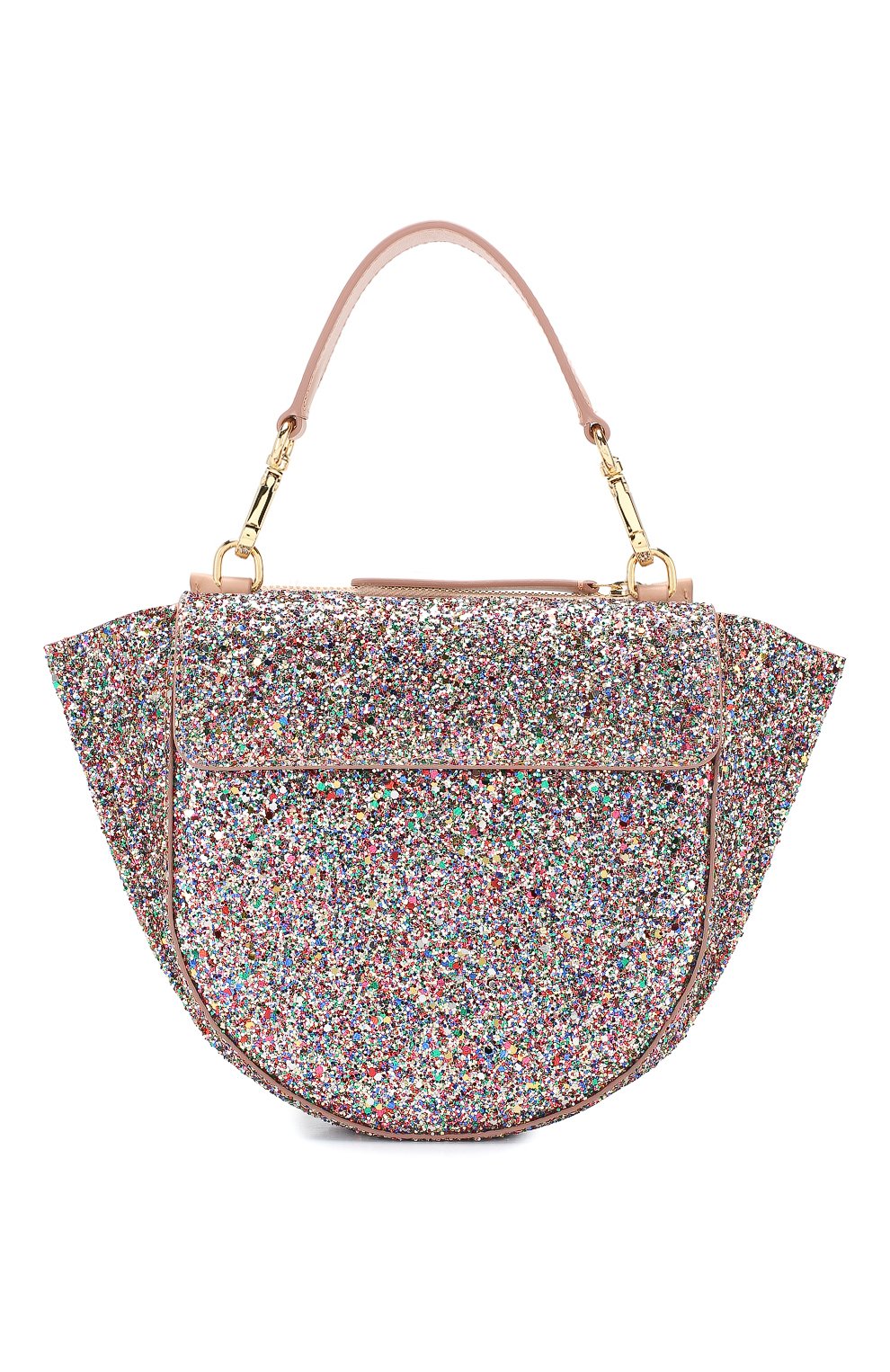 Сумка hortensia mini WANDLER разноцветного цвета по цене 87350 руб., арт. H0RTENSIA BAG MINI/GLITTER GAS0LINE, фото 1 Сумка hortensia mini WANDLER, арт. H0RTENSIA BAG MINI/GLITTER GAS0LINE, фото 1