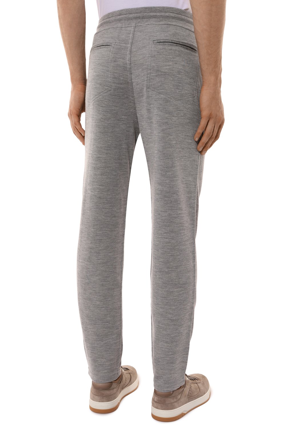 Брюки из кашемира и шелка BRUNELLO CUCINELLI, арт. MM8353243G, фото 4