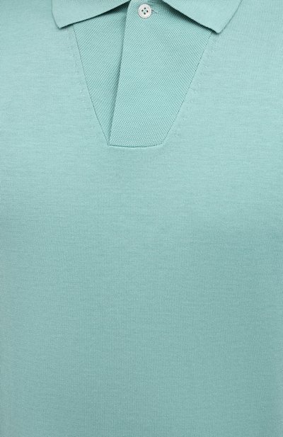 Поло из хлопка и шелка LORO PIANA, арт. FAL5739, фото 5