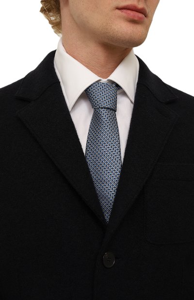 Шелковый галстук CANALI, ар т. 18/HJ03851, фото 2