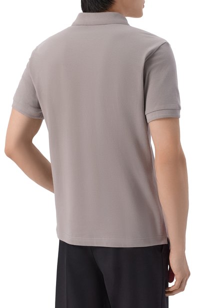 Хлопковое поло CORNELIANI серого цвета по цене 35650 руб., арт. 27G570/2725045, фото 4 Хлопковое поло CORNELIANI, арт. 27G570/2725045, фото 4
