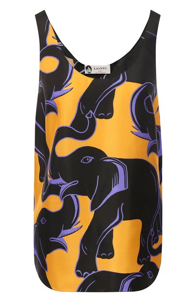 Женский шелковый топ LANVIN, арт. RW-T0651I-4080-P19