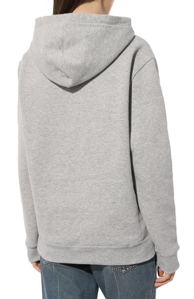 Хлопковое худи SAINT LAURENT, арт. 709869, фото 4
