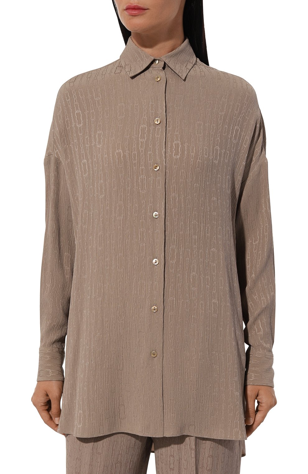 Шелковая рубашка AGNONA, арт. TD0605E/U3023E, фото 3
