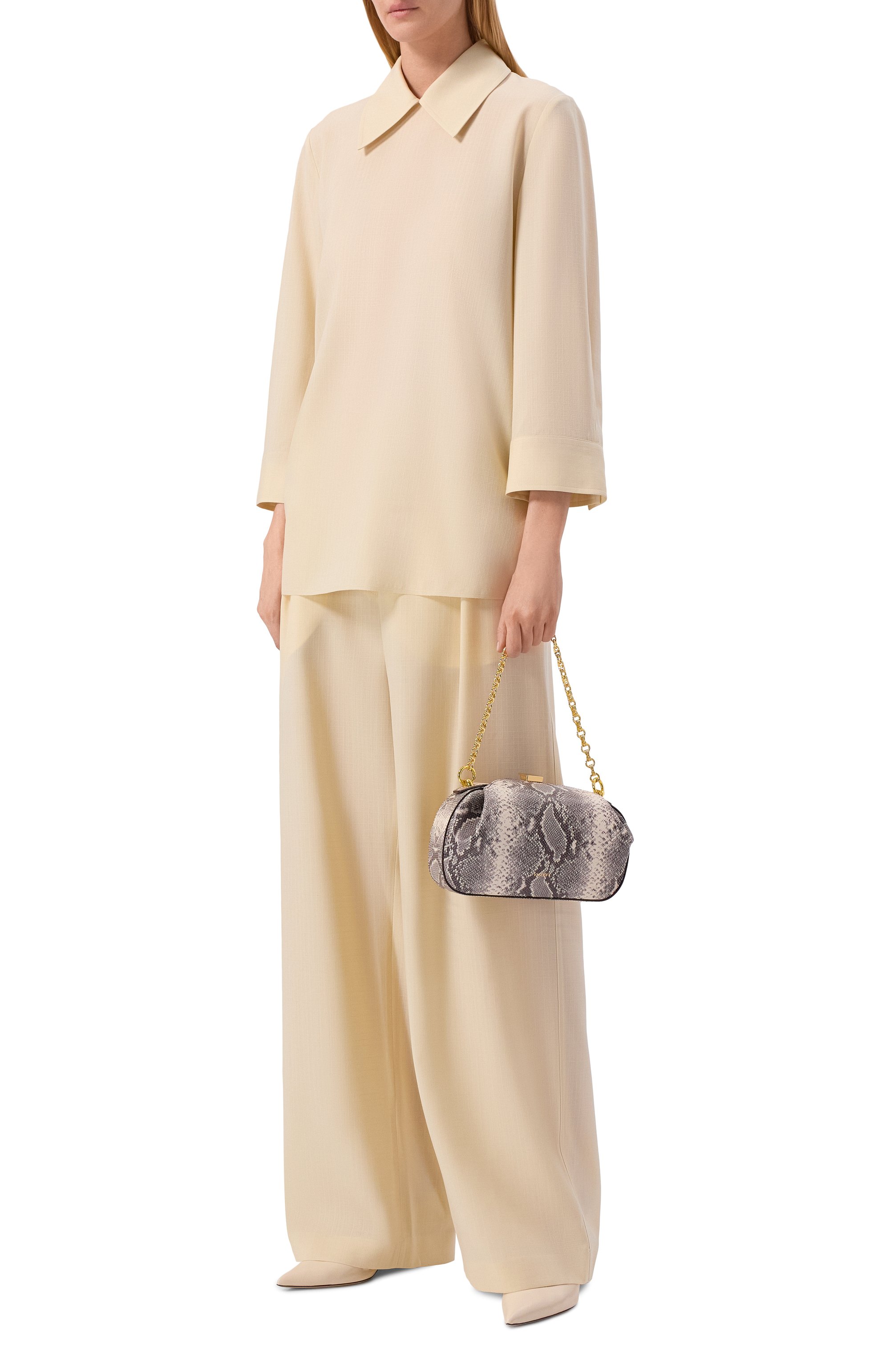 Сумка oyster mini YUZEFI, арт. 0YSTER CLUTCH MINI/EMB0SSED LEATHER, фото 3