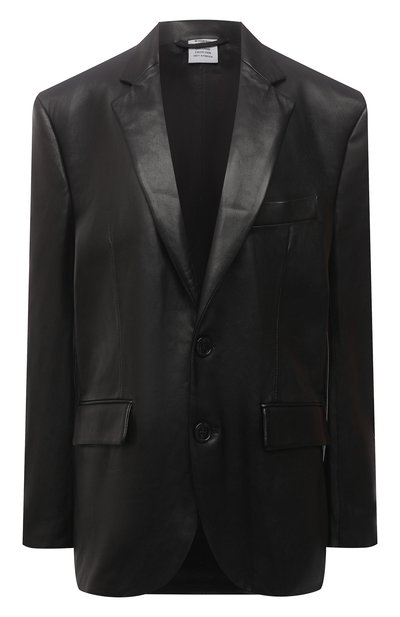 Женский кожаный жакет VETEMENTS, арт. UE52JA550BL 2434/W
