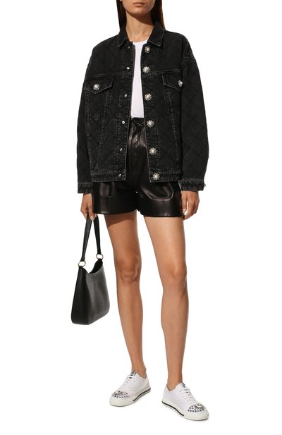 Текстильные кеды MIU MIU, арт. 5E450D-3F3V-F0009-005, фото 2