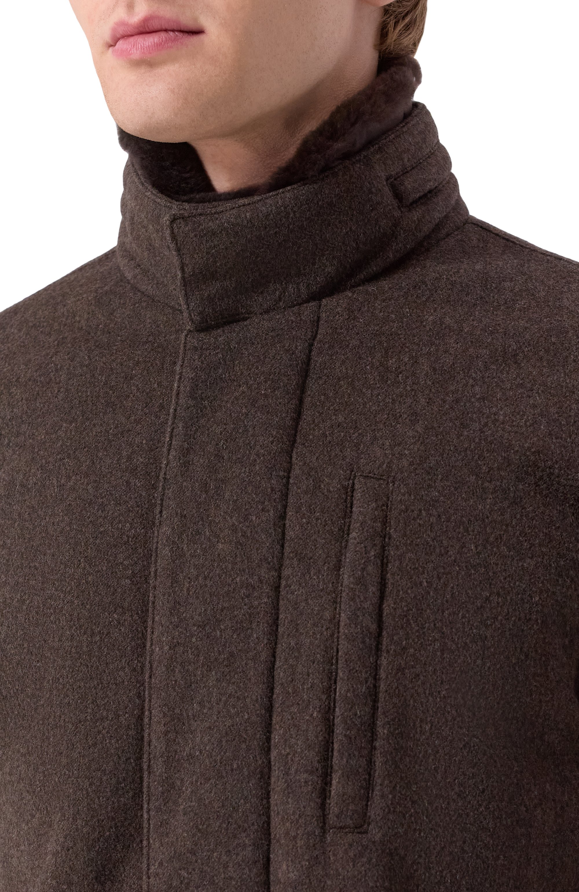 Куртка с воротником из бобра ANDREA CAMPAGNA, арт. M0D/C0NN0R/052592GQ_SET, фото 5