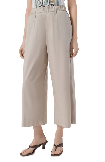Хлопковые брюки MAX MARA, арт. BCHPECE 261613101, фото 3