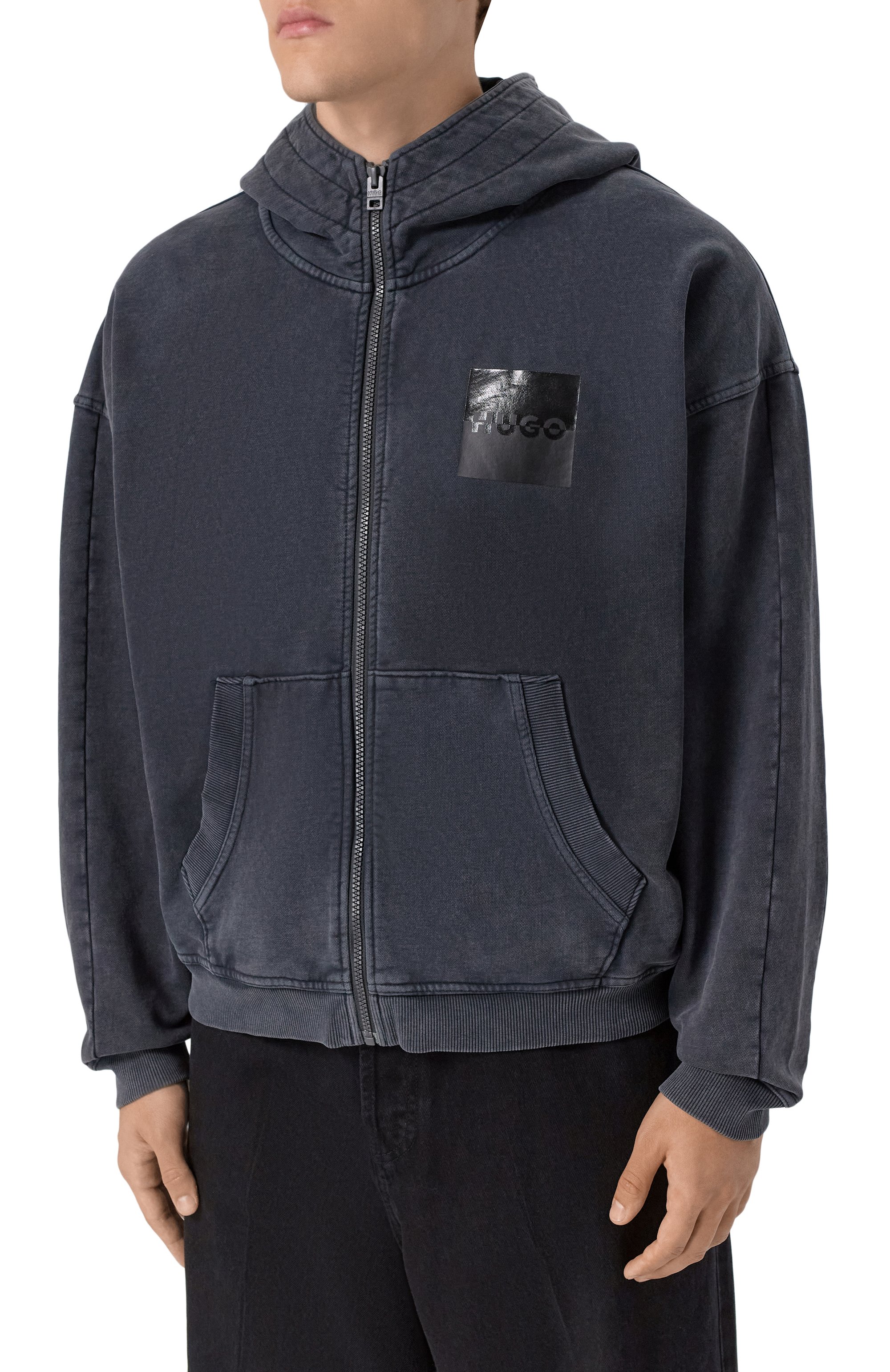 Хлопковая толстовка HUGO, арт. 50542843, фото 3