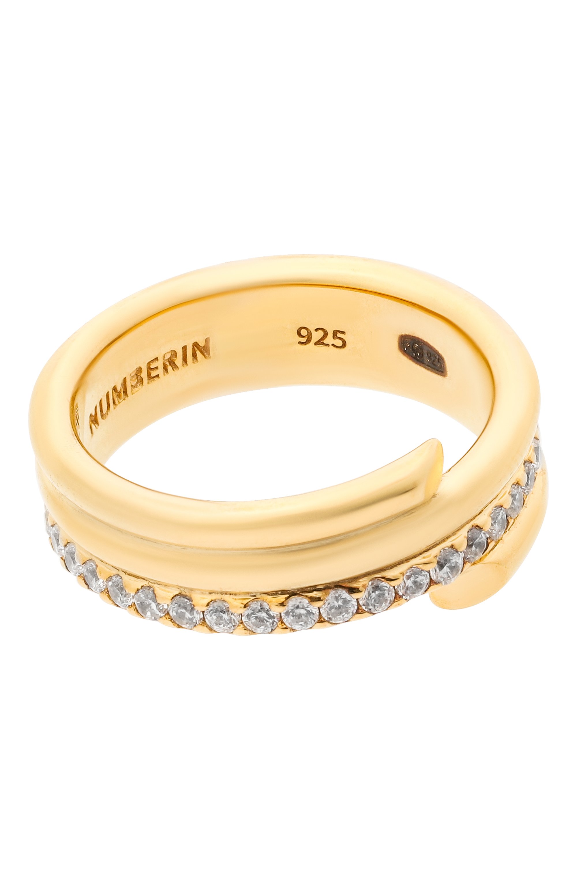 Кольцо NUMBERING, арт. 8407/G0LD, фото 1