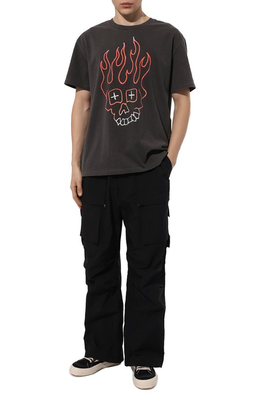Хлопковая футболка Ksubi MFA24TE034 Чёрный  MFA24TE034 Фото 2